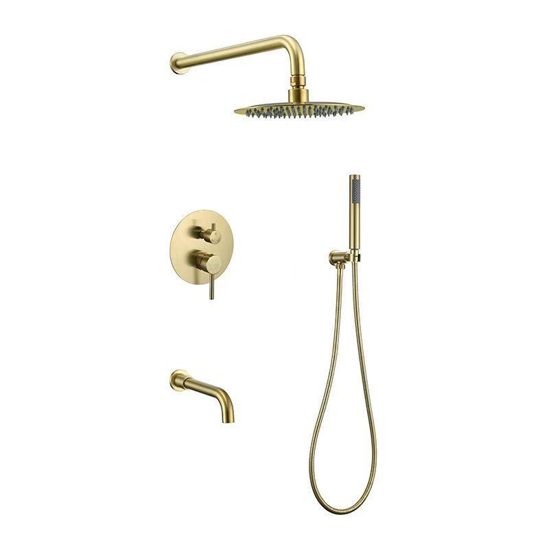 Brosse 3 fonctions dorée
