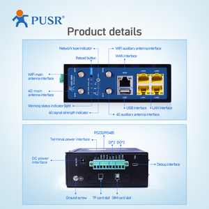 USR-G809-EAU europeo & Australia 4G Router cellulare industriale openVPN protocollo IO Gateway Router Wireless dispositivo - Product Image 5