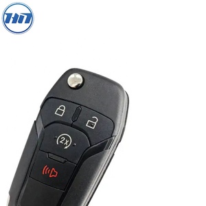 F150 F250 F350 F450 F550 4 Buttons Remote <strong>Key</strong> Fob Case for Flip Replacement Shell FCCID N5F-A08TDA - Product Image 5