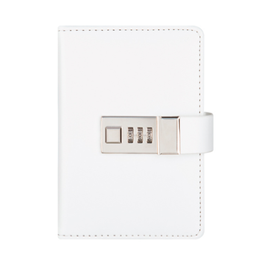 Agenda de cuero Pu para oficina, suministros escolares, cuaderno de estudio con cerradura, 2022 - Product Image 3