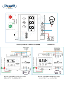 Wireless Remote Control Timer-Schalter für Lampen start-und Stopp-Timing, 220V Wireless Remote Control Motor Control Switch - Product Image 3
