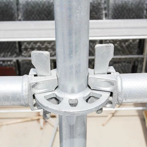 Tüm yuvarlak Layher tasarım çok fonksiyonlu galvanizli 6m/8m/12m yükseklik Euro standartları modüler Ringlock iskele sistemi yapısı - Product Image 5