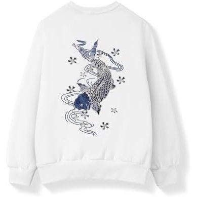 White-blue Koi