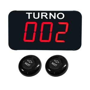 Ycall bật O Matic số gọi hệ thống quản lý hàng đợi máy nhắn tin Nhà hàng không dây (1 màn hình turno 2 nút tiếp theo) - Product Image 1