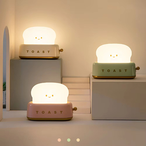 ไฟกลางคืน LED น่ารักน่ารักน่ารักสไตล์การออกแบบที่ทันสมัยมินิการ์ตูนเลี้ยงลูกด้วยนมแบบพกพาจับเวลาแสงสำหรับตกแต่งบ้านและใช้ในห้อง - Product Image 6