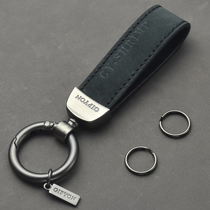 レザービジネス契約キーリングメタルスモールペンダントアクセサリーカスタムキーホルダー - Product Image 3