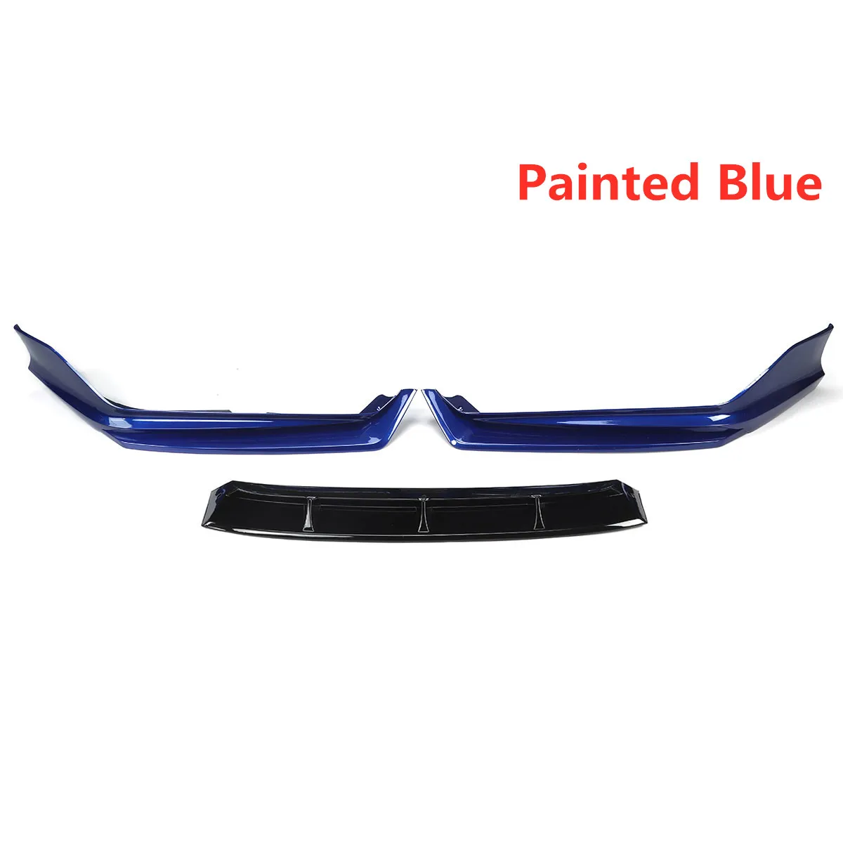 Peint en bleu