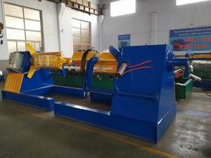 Used Steel Hydraulic Decoiler Uncoiling Device Automatic <strong>Loading</strong> Car Roof Sheet <strong>Machine</strong> <strong>Tile</strong> Industries' Coil Support Motor Core - Product Image 2