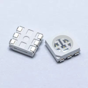 トライカラーチップPLCC6 0.2w 0.5w LED 6ピンRGB 5050 SMDダイオード - Product Image 3