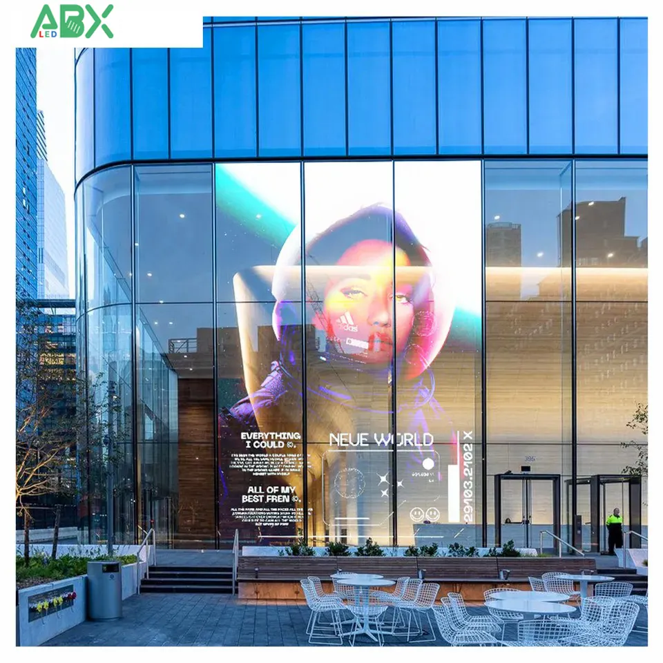 Tienda Ventana Publicidad Led Pantalla Led Transparente Vidrio Pantallas Led