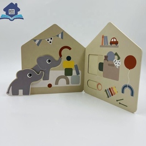 Nuevo diseño, tablero de tapa dura, libros de actividades, rompecabezas personalizado para niños, troquelado, libro de interacción, impresión de libros para niños - Product Image 5