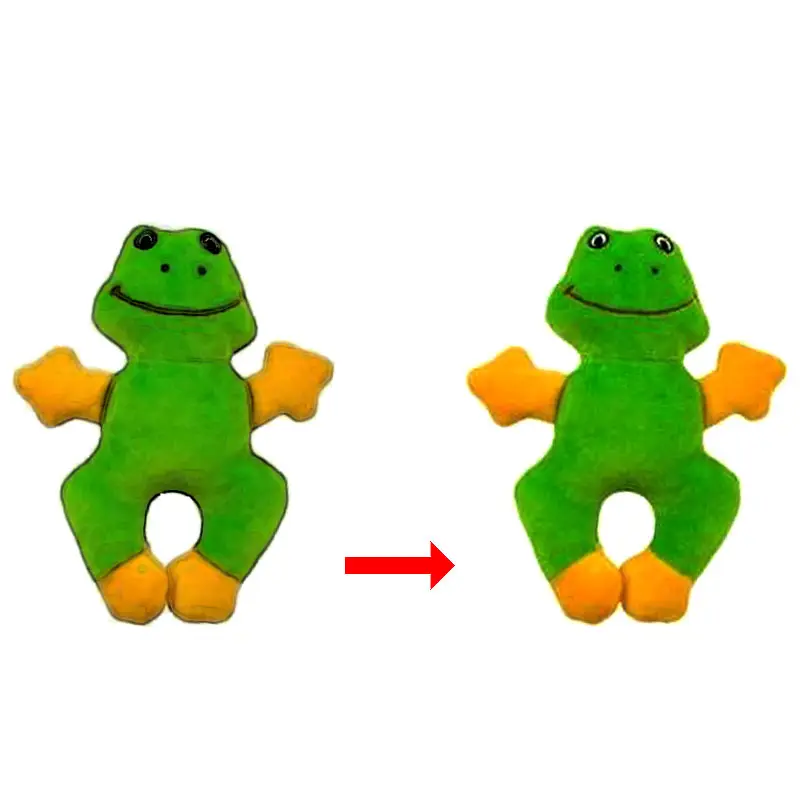Compaion bébé jouets promotionnels personnalisés poupée en peluche animal vert mignon grenouille jouets en peluche