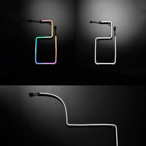 Неоновые цифровые RGB светодио дный полосы беспроводного доступа в Интернет для ПК и адресуемых светодио дный полоса для надежного удержания 5V 3-контактный ARGB светодио дный заголовок, совместимый с ореолом синхронизации - Product Image 3