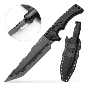 Tùy Chỉnh Ngoài Trời Tồn Chiến Thuật Cố Định Lưỡi Dao Nhựa Xử Lý Thép Không Gỉ Cắm Trại Tự Làm Dao Cho Giải Cứu OEM Tùy Chỉnh - Product Image 3