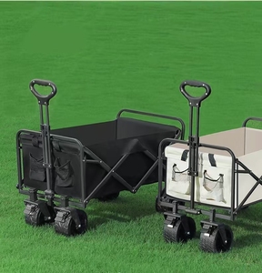 卸売高品質大容量折りたたみ式ポータブルトロリーカートforCamping Outdoors