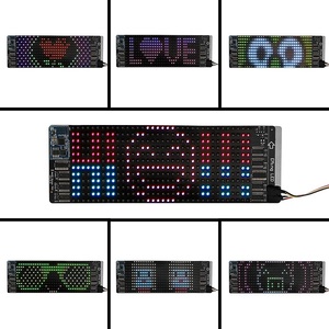 Scrolling <strong>Message</strong> Blue Tooth <strong>Control</strong> <strong>LED</strong> <strong>Matrix</strong> Flexible RGB Panel Pixel Art <strong>Display</strong> Board for Bag Shoes Cloth Hat Advertising - Product Image 5