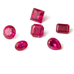 R. Gemma. Diamanti fatti da te VVS alta qualità rubino pera ovale rotondo Asscher stili di pietre preziose coltivate in laboratorio per design di gioielli unici - Product Image 1