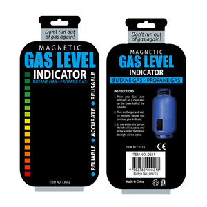 Indicador de nivel de tanque de Gas propano butano GLP combustible indicador magnético botella de caravana Medición de temperatura para Sensor de nivel de líquido - Product Image 1