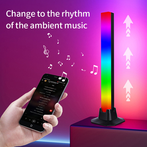 RGB müzik ritim işık çok fonksiyonlu akıllı ev s Led şerit dinamik oyun odası dekor masaüstü masa lambası - Product Image 4