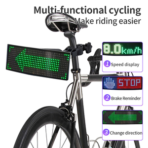 App Programmable Bicycle Tail Light Message <strong>Moving</strong> Remote <strong>Control</strong> Bicycle Turn Signal Diy <strong>Text</strong> Led <strong>Display</strong> for Bicycle Bike - Product Image 3