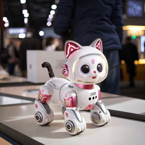 Intelligent <strong>Robot</strong> Dog &amp; Cat Toy for Girls Aged 8-13 Years Early Education AI <strong>Programming</strong> Perfect Birthday Gift - Product Image 1