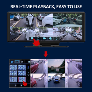 2022 Black New 64G 10 Inch Car Monitor Touch Screen Display With Rearview <strong>Mirror</strong> Whole Vehicle <strong>Image</strong> 360 Degree Car Camera - Product Image 6