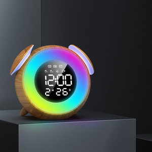 Sıcak satış atmosfer gün batımı modu başucu lambası uyandırma işığı gündoğumu simülasyon LED ekran çalar saat - Product Image 1