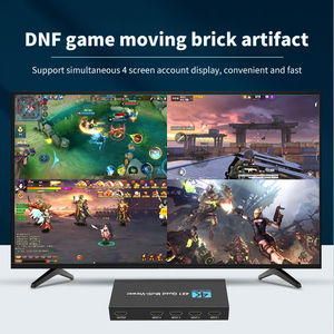 Justlink 4X1 Quad multivisor en tiempo real 4K HDMI1.4 Switch conmutación sin interrupciones 4 en 1 con control IR HD conmutador sin interrupciones - Product Image 5