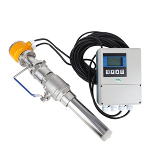 Medidor de flujo de agua de mar con apagado automático, medidor de flujo hidrónico de inserción, rs485