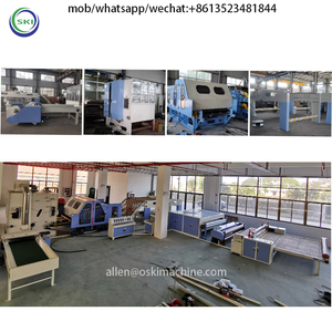 Linea di produzione interna dell'ovatta del piumino automatico fabbrica che fa la macchina trasversale di riempimento della trapunta - Product Image 4