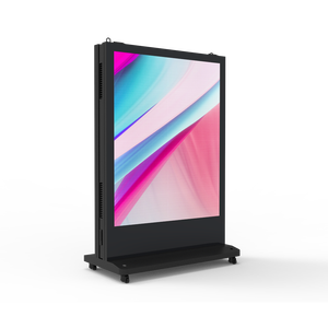 High Quality Double Face Mobile <strong>LED</strong> Standing Screen with Wheels P2 P2.5 P3 P4 Outdoor <strong>Led</strong> Totem - Product Image 4
