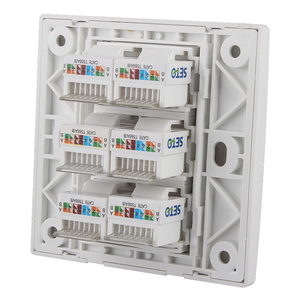 Modello 86 presa per computer a 6 bit 6 porte RJ45 tipo cat6 modulo di rete presa per pannello interruttore cavo - Product Image 4