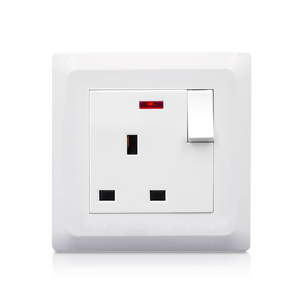 電気スイッチ電気4ギャング1ウェイウォールスイッチソケットライト制御用シンプルデザイン - Product Image 5