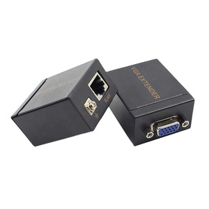 工厂VGA扩展器60M 1080P VGA信号扩展器母到局域网RJ45以太网母适配器网络发射机接收机 - Product Image 2