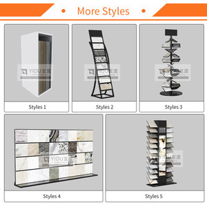 Display di piastrelle di ceramica portatile con ruote per Showroom mobili e Design modulare del telaio espositivo - Product Image 5