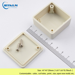 Fai da te progetto elettronico scatola circuito abs scatola di giunzione custodia per strumenti custodia in plastica pcd altoparlante design fai da te 41*41*20mm - Product Image 4