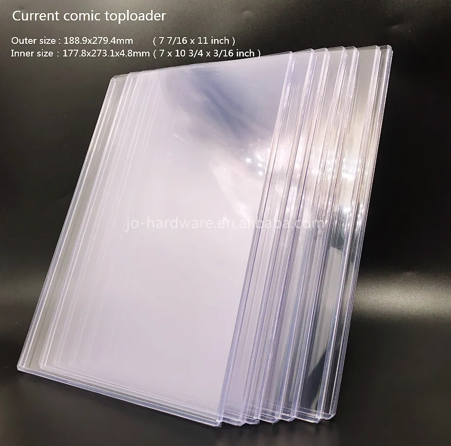 High Quality Super Clear Current Comic Book Magazine Photo Toploader holder JO-JL-95 top loader