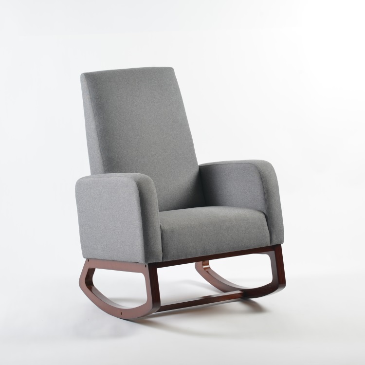 Gris + jambe brun foncé