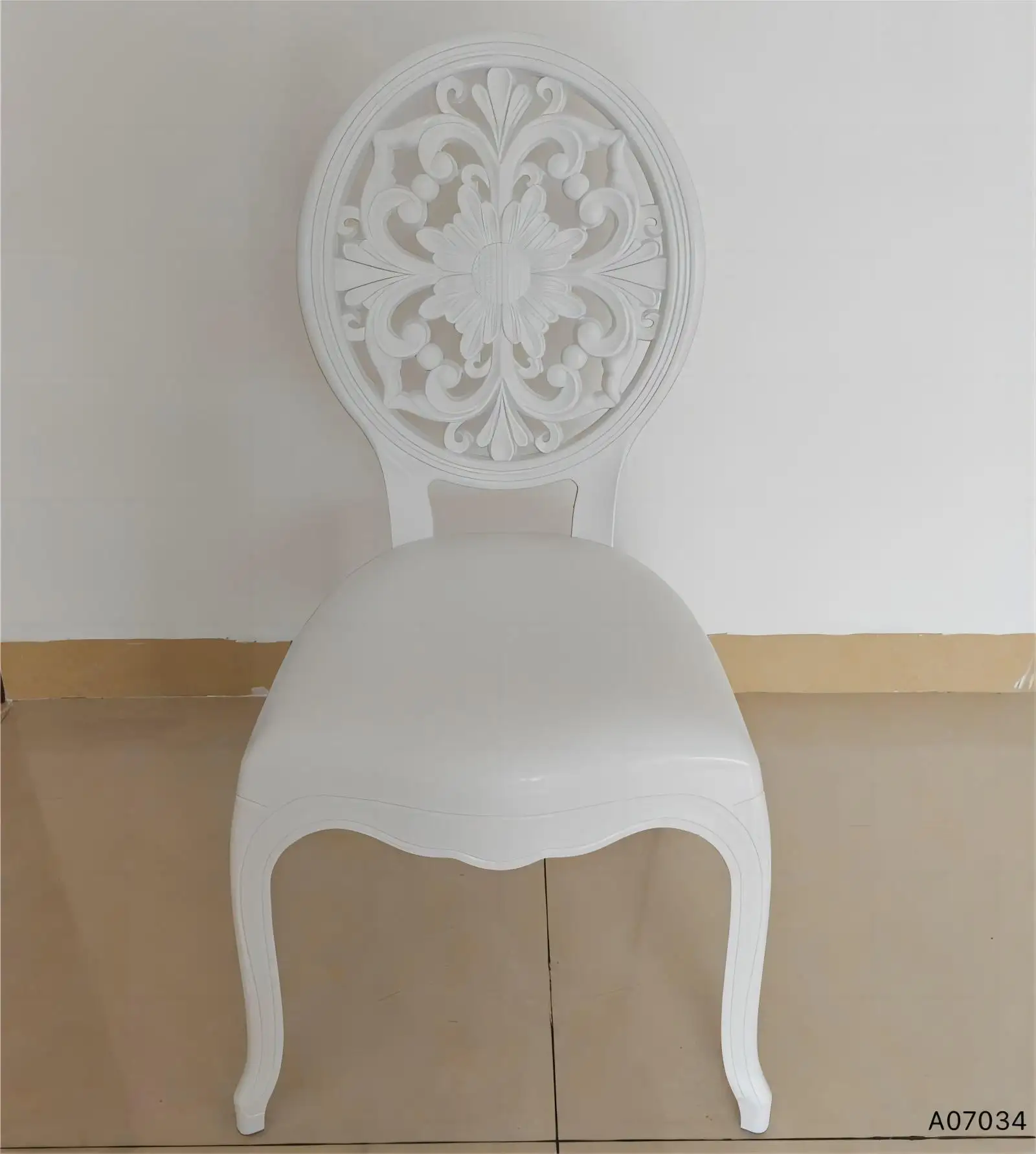 Venta caliente moderna silla de comedor de resina silla de plástico blanco y negro para boda banquete Hotel evento Fiesta muebles de jardín