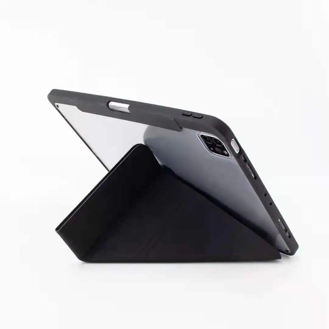 Casing Tablet Dudukan Transformer untuk Ipad, Casing Cerdas untuk Ipad 2 Dalam 1 Penutup Belakang Ipad Kuat dan Casing Lipat Cerdas