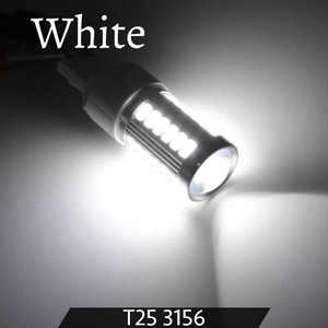 501 194 luces LED Para autos 3156หลอดไฟ LED SMD 33นำ5630 5730รถยนต์ LED Para Auto แสงสีแดง/ขาว/เหลือง - Product Image 4