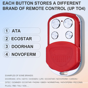 Telecomando Garage SMG-097 280-868MHz Multi-frequenza duplicatore 433.92MHz Rolling Code Gate Keyfob comando trasmettitore manuale - Product Image 4