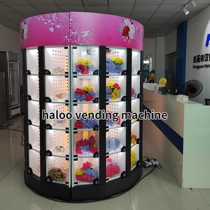 Haloo Máy bán hàng tự động Nhà cung cấp 24 giờ ngoài trời tươi cắt hoa Máy bán hàng tự động cho Cửa hàng Hoa bó hoa - Product Image 2