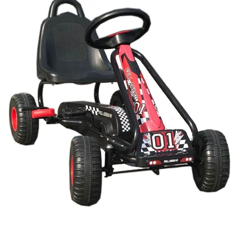 Outdoor can ride sports fiess toys children's car high quality four wheel racing pedal kart