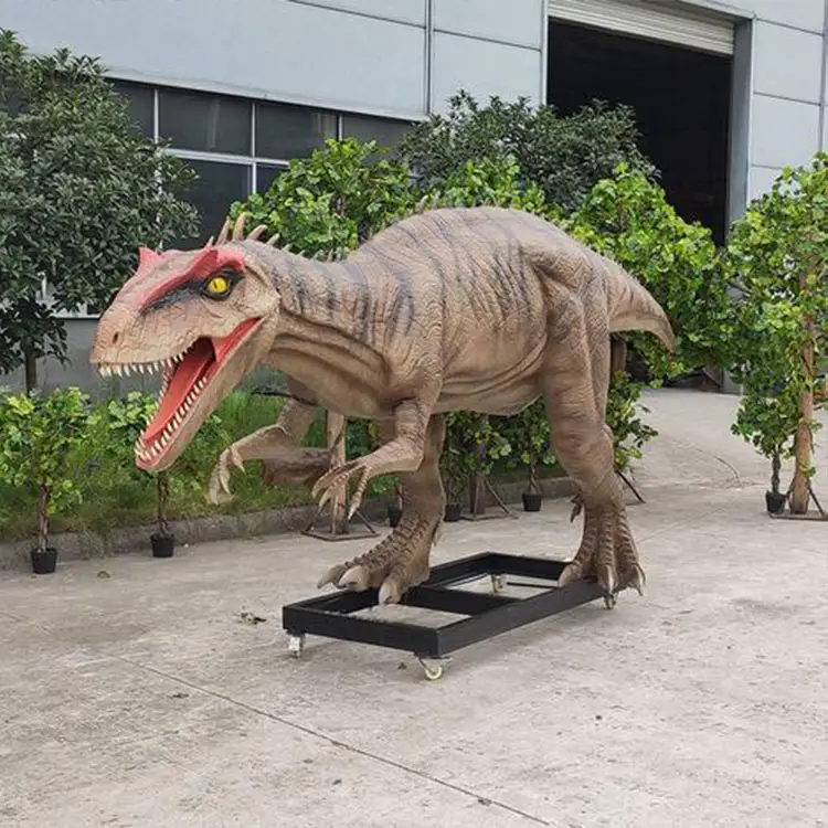 หุ่นยนต์ไดโนเสาร์ของเล่นไดโนเสาร์จำลองเคลื่อนไหวด้วยไฟฟ้าขนาด3D จูราสสิกเหมือนจริง