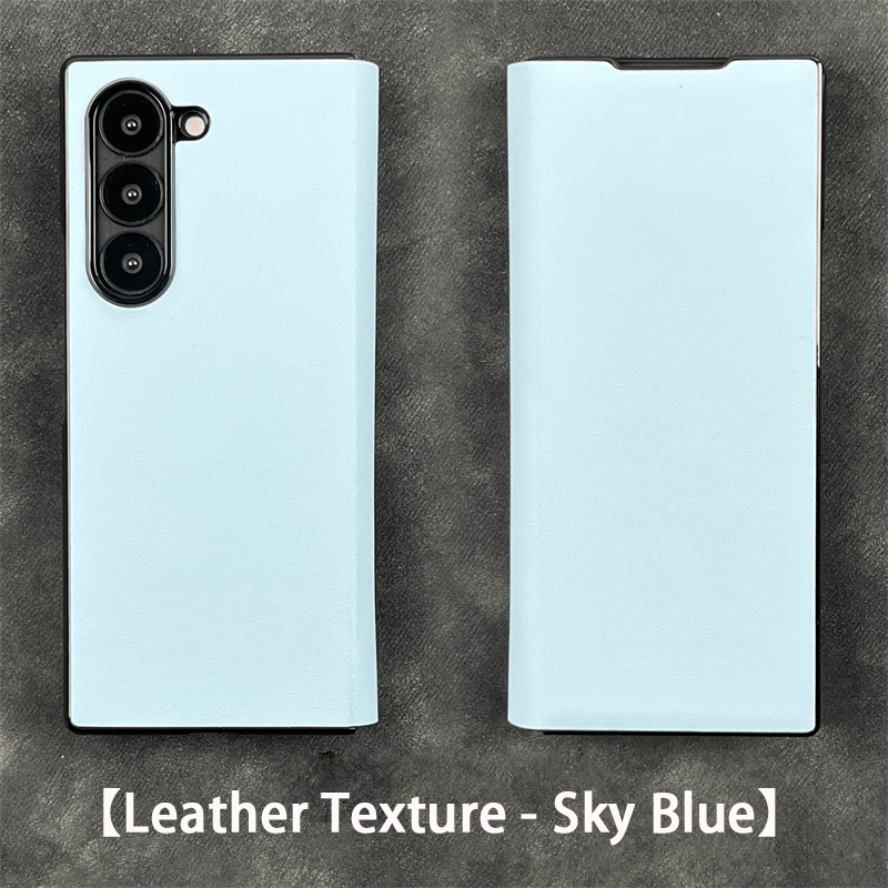 Cuir lisse - Bleu ciel