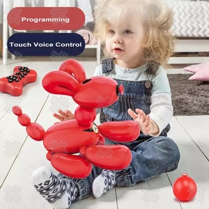 KW 2,4g programación inteligente globo Robot perro juguete nuevo diseño eléctrico inteligente Robot juguete Radio Control juguetes para niños