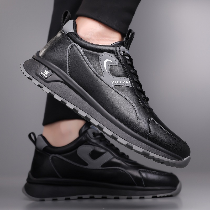 Style talon compensé noir