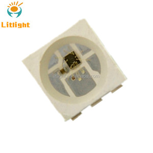 แหล่งกำเนิดแสงอัจฉริยะ,ไฟแรงสูง12V สีขาว/ดำไดโอด WS2815 IC ฝังตัว5050 RGB SMD LED Chip WS2815B แอดเดรส - Product Image 4