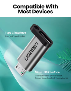 充電器データUSB-Cケーブル用の高品質マイクロUSBCアダプター - Product Image 6